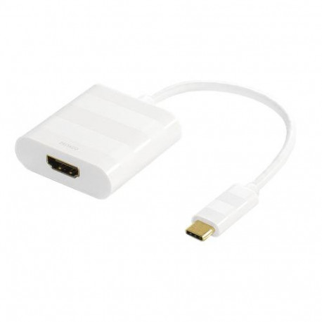 Deltaco USBC-HDMI1 video cable adapter 0.1 m USB Type-C HDMI White