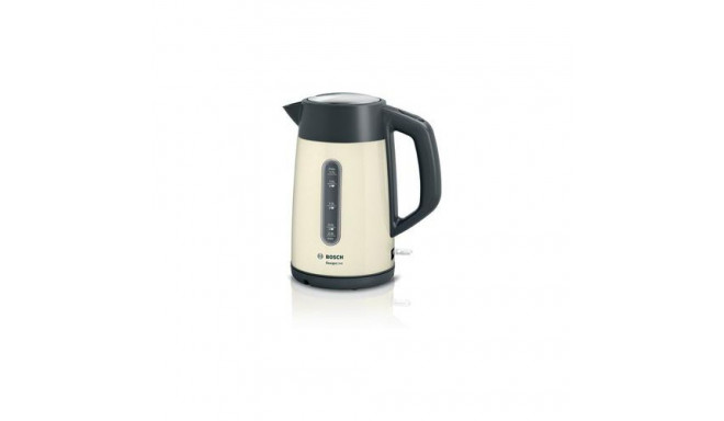 Bosch TWK4P437 electric kettle 1.7 L 2400 W Beige, Black