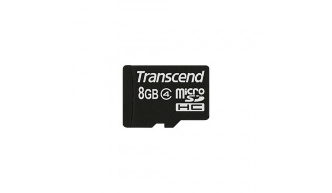 Transcend TS8GUSDC4 memory card 8 GB MicroSDHC Class 4