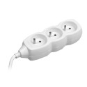 Tracer TRALIS44614 power extension 3 m 3 AC outlet(s) Indoor White