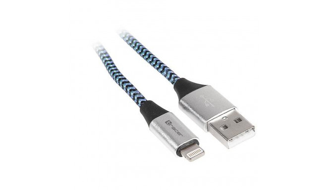 Tracer TRAKBK46269 lightning cable 1 m Black, Blue, Silver