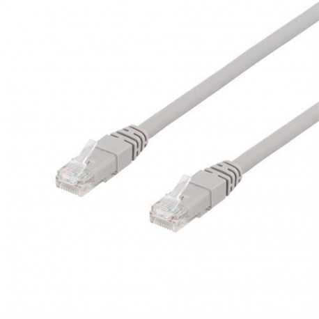 Deltaco TP-62AU networking cable Grey 2 m Cat6a U/UTP (UTP)