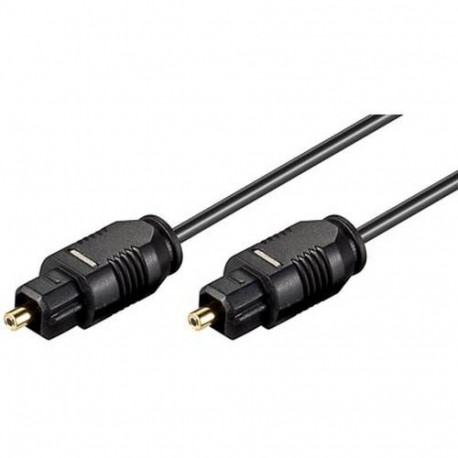 Deltaco TOTO-2 audio cable 2 m TOSLINK Black