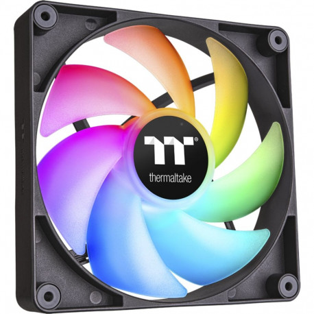 Kompiuterio ventiliatorius Thermaltake CT120 ARGB Sync PC Cooling Fan, case fan (juodas, pack of 2,