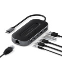 Satechi ST-U4MGEM laptop dock/port replicator Wired USB4 Black, Grey