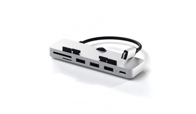 Satechi ST-TCIMHS laptop dock/port replicator USB 3.2 Gen 1 (3.1 Gen 1) Type-C Silver