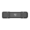 Silicon Power DS72 USB flash drive 1 TB USB Type-A / USB Type-C 3.2 Gen 2 (3.1 Gen 2) Black