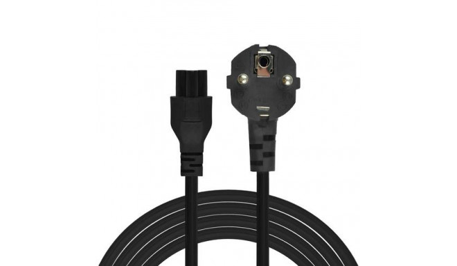 Savio Strom IEC 60320 C5 CEE 7/7 Sort 3m Stromkabel Black C5 coupler Power plug type C