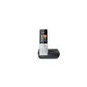Gigaset COMFORT 500A Analog/DECT telephone Caller ID Black, Silver