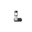 Gigaset COMFORT 500A Analog/DECT telephone Caller ID Black, Silver