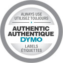 DYMO D1 Standard - Black on Red - 19mm