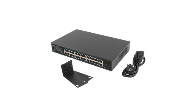 Lanberg RSGE-24P-2GE-2S-360 network switch Unmanaged