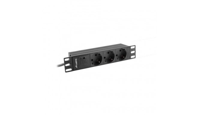Lanberg PDU-03F-0200-IEC-BK power distribution unit (PDU) 1U