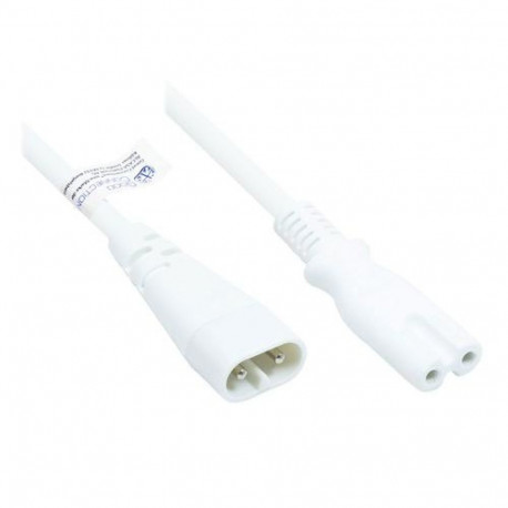 Alcasa P0870-W020 power cable White 2 m C8 coupler C7 coupler