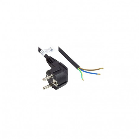 Alcasa P0185-S050 power cable Black 5 m Power plug type E+F