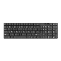 NATEC Stingray keyboard Mouse included Universal RF Wireless QWERTY US English Black