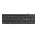 NATEC NAUTILUS keyboard Home/Office USB QWERTY US International Black