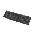 NATEC NAUTILUS keyboard Home/Office USB QWERTY US International Black