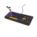 GENESIS THOR 230 TKL keyboard Gaming USB + RF Wireless + Bluetooth QWERTY Black, Blue, Grey, Orange