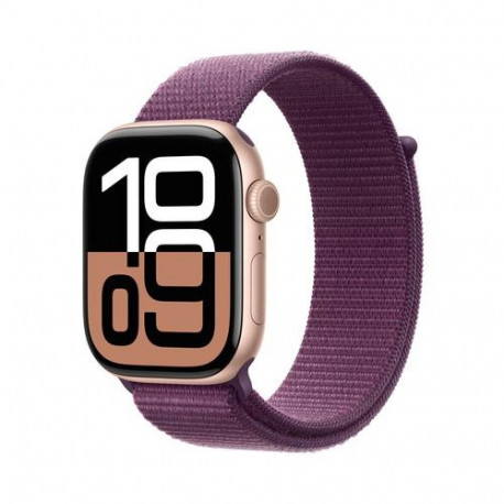 Apple Watch Series 10 OLED 46 mm Digital 416 x 496 pixels Touchscreen 4G Rose gold Wi-Fi GPS (satell