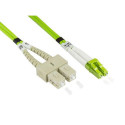 Alcasa LW-803LS5 InfiniBand/fibre optic cable 3 m LC SC Green