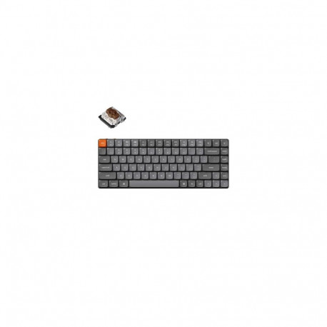 Keychron K3 Max keyboard Universal USB + RF Wireless + Bluetooth Grey