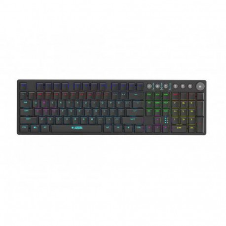 iBox AURORA K-6 keyboard Universal RF Wireless + Bluetooth QWERTY English Black