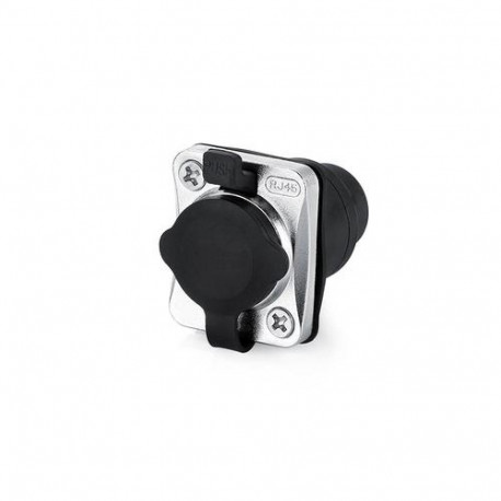 Alcasa S6 IC06-R002 wire connector RJ45 Black, Metallic