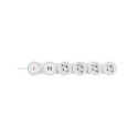Deltaco GT-290 power extension 1.4 m 4 AC outlet(s) Indoor White
