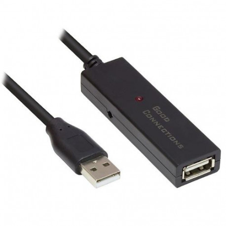 Alcasa GC-M0134 USB cable USB 2.0 20 m USB A Black