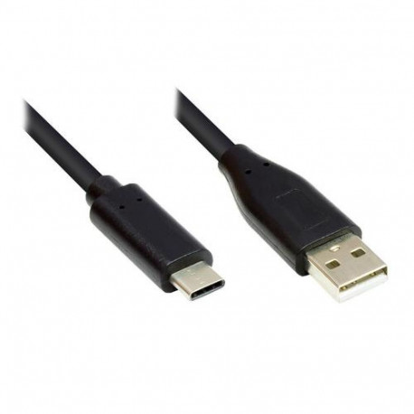 Alcasa GC-M0120 video cable adapter 5 m USB Type-C USB Type-A Black
