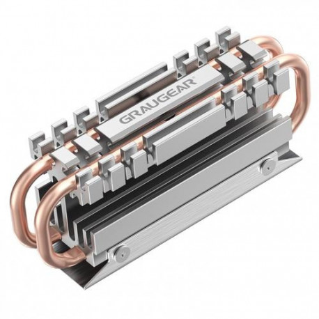 GRAUGEAR G-M2HS06 computer cooling system M.2 NVMe SSD Heatsink/Radiator Aluminium, Copper