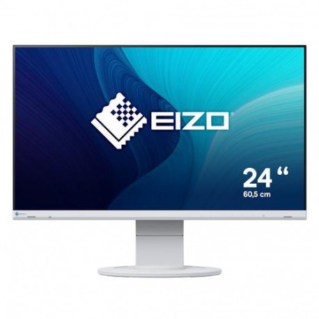 EIZO FlexScan EV2460-WT computer monitor 60.5 cm (23.8") 1920 x 1080 pixels Full HD LCD Whi