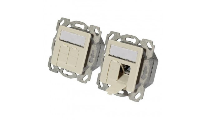 EFB Elektronik ET-25133.1V1 socket-outlet 2 x RJ-45 White