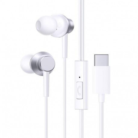 Baseus ENCOK CZ11 WİRED EARPHONES MOON WHİTE headphones/headset Wired In-ear Calls/Music/Sport/Every