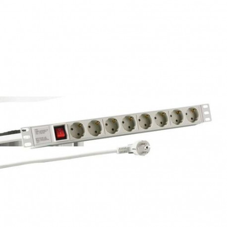 EFB Elektronik EK631DE.2GR power extension 2 m 8 AC outlet(s) Indoor Grey