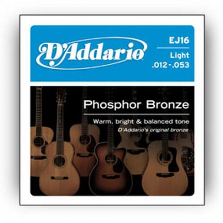 D'Addario EJ16 musical instrument strings Acoustic 6 pc(s) Steel Guitar