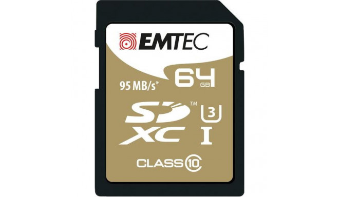 Emtec ECMSD64GXC10SP memory card 64 GB SDXC Class 10