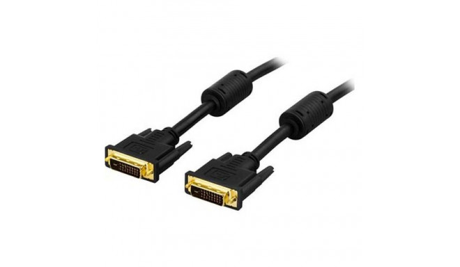 Deltaco DVI-600B DVI cable 3 m DVI-D Black