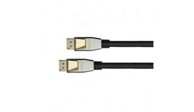 Python DP20-PY010 DisplayPort cable 1 m Black