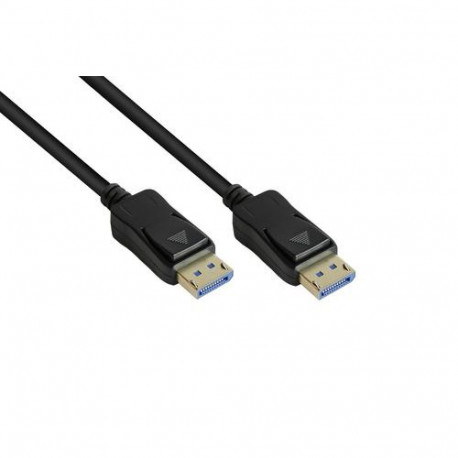 Alcasa DP20-015 DisplayPort cable 1.5 m Black