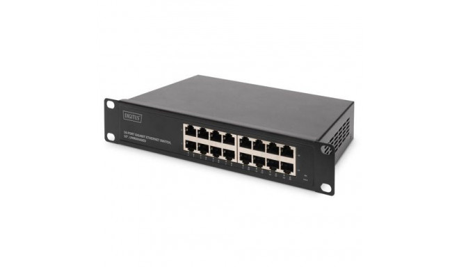 Digitus 16-Port Gigabit Switch, 10 inch, Unmanaged