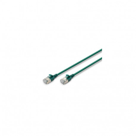 Digitus CAT 6A F-FTP Slim patch cord, 1.5m, green