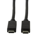 LogiLink CU0129 USB cable USB 3.2 Gen 2 (3.1 Gen 2) 1 m USB C Black