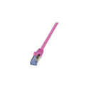 LogiLink Cat6a S/FTP, 1.5m networking cable Pink S/FTP (S-STP)