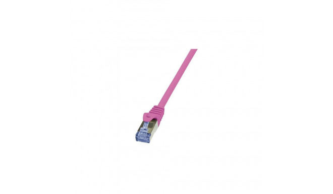 LogiLink Cat6a S/FTP, 1.5m networking cable Pink S/FTP (S-STP)