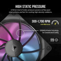 Corsair iCUE LINK RX140 RGB Computer case Fan 14 cm Black 1 pc(s)