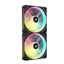 Corsair CO-9051004-WW computer cooling system Computer case Fan 14 cm Black, White 2 pc(s)