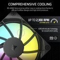 Corsair RS120 ARGB Computer case Fan 12 cm Black 1 pc(s)
