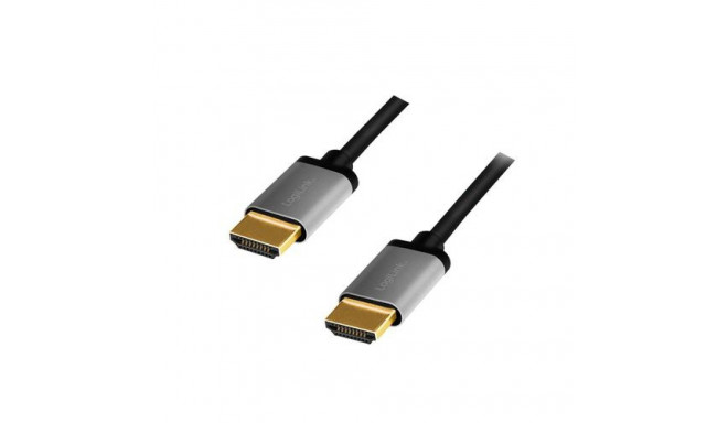 LogiLink CHA0100 HDMI cable 1 m HDMI Type A (Standard) Black, Grey